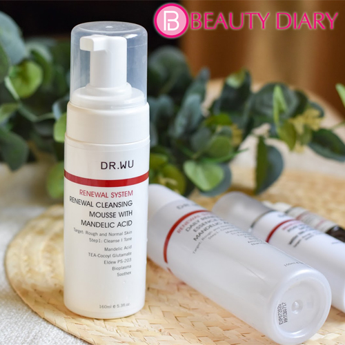 DR.WU RENEWAL SYSTEM RENEWAL CLEANSING MOUSSE WITH 